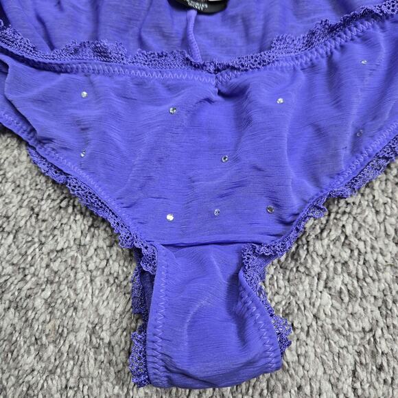 NWT Victoria’s Secret Sexy Little Things Low Rise Hip Hugger Sz L Panties Purple - Picture 5 of 7